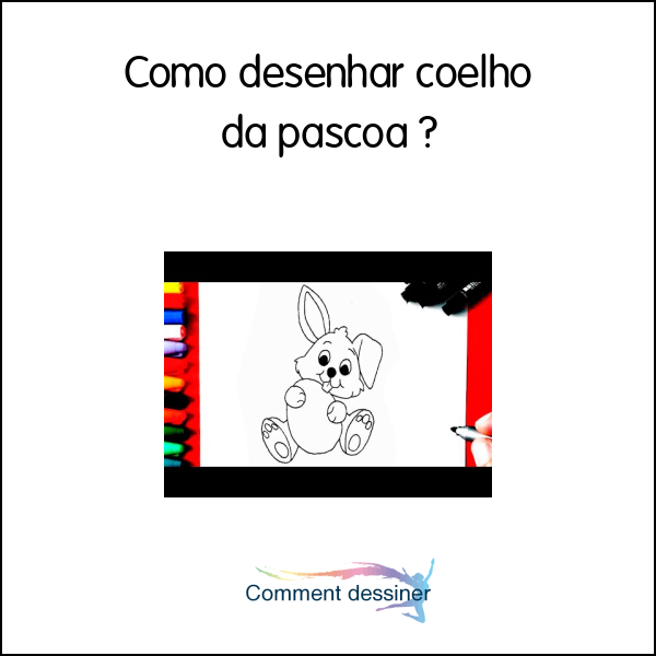 Como desenhar coelho da páscoa